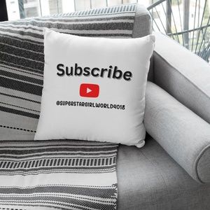 New Subscribe pillow
